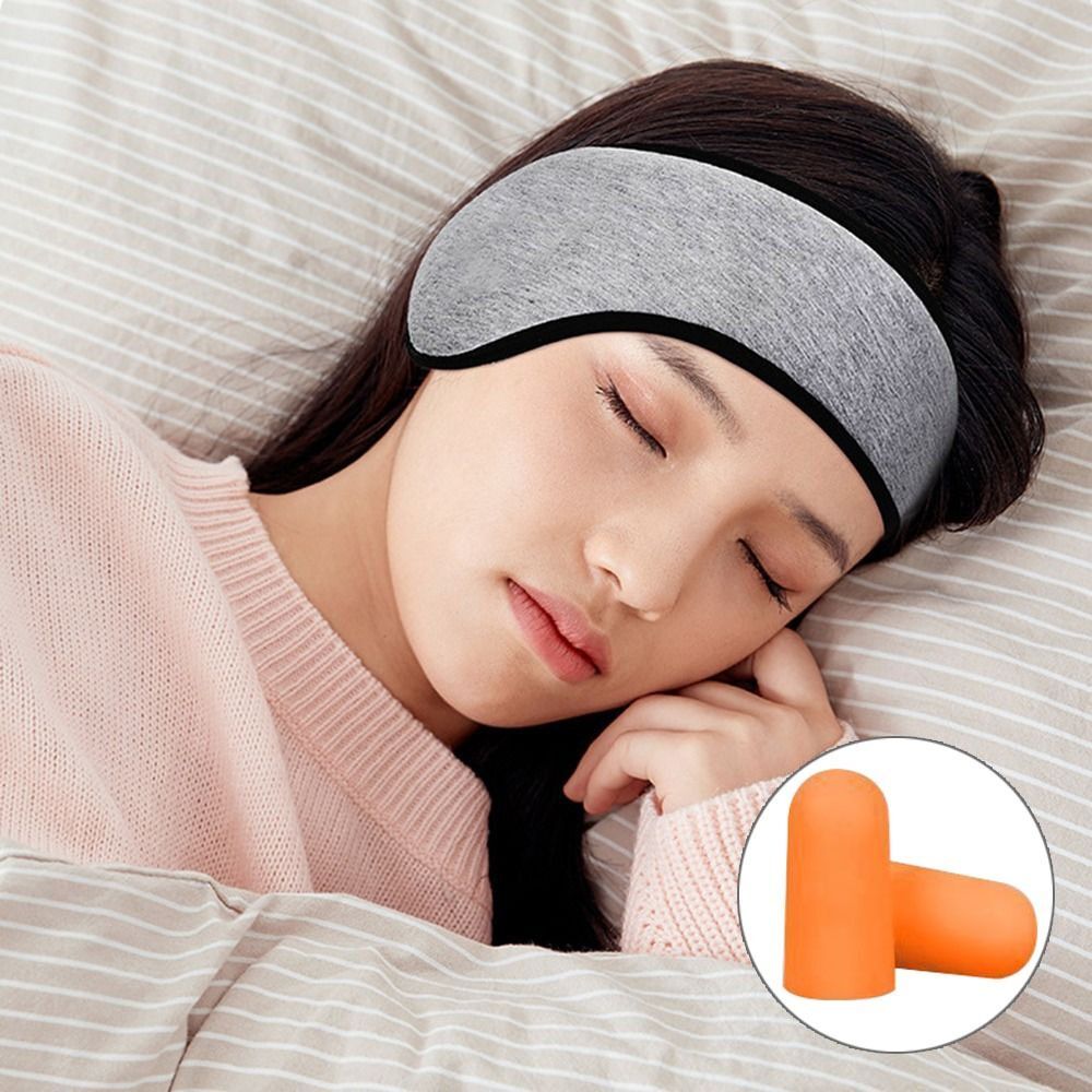 Three Layers Polyester Sleeping Relaxing Blackout Mask Sleep Mask Ear