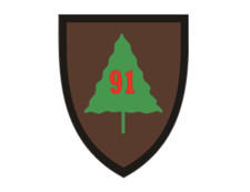 4" 91st infantry division army bumper sticker decal usa made