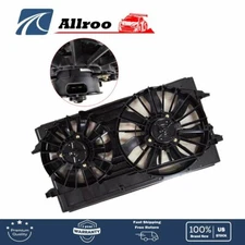 15788745 Radiator Condenser Cooling Fan Fit For 08-11 Chevrolet Malibu 2.4L l4