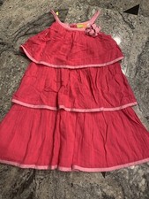 Penelope Mack Pink Ruffle Euc 6 Rose Party Fancy Valentines Summer Dress