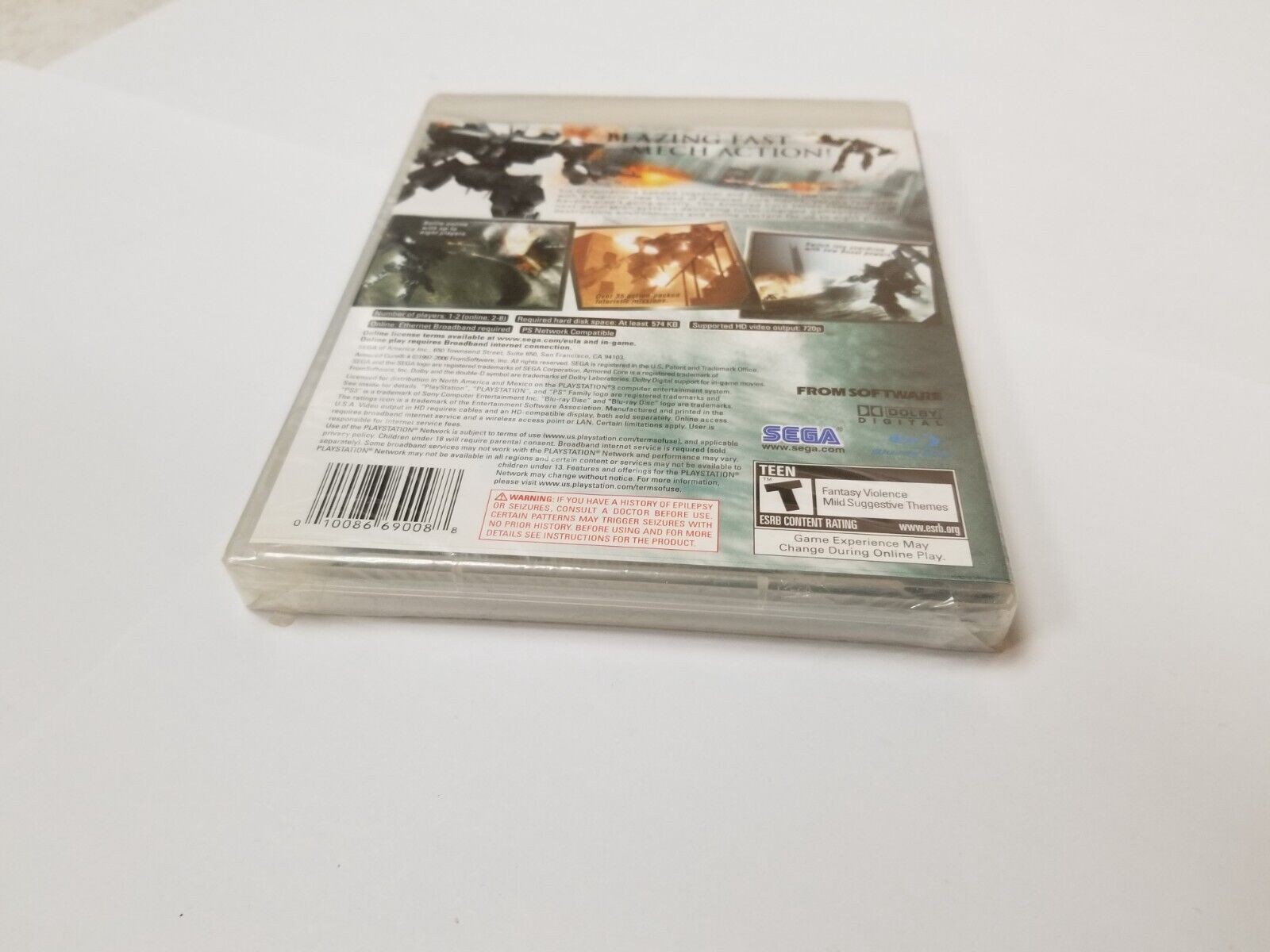 Armored Core 4 (PS3, 2007) COMPLETE IN original BOX! Very good condition  10086690088