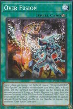 A1508 YUGIOH SPELL CARD OVER FUSION POTE-EN054