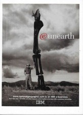 4 IBM Business 1999 Vintage Print Ads Schwab Vespa Yamaha National Geographic