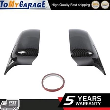 2PCS Side Door Rearview Mirror Cover For Mitsubishi Lancer X 10 EX EVO 2008-2016