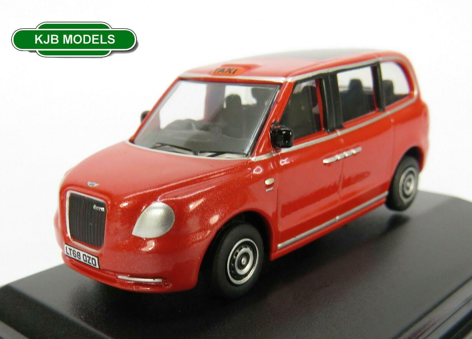 BNIB OO GAUGE OXFORD DIECAST 1:76 76TX5002 Tupelo Red LEVC TX Taxi