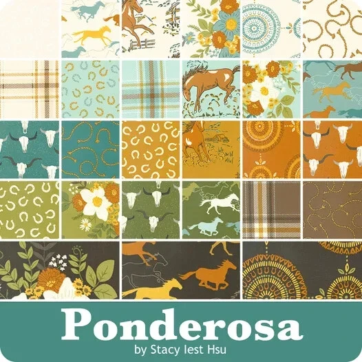 Ponderosa Moda Jelly Roll 100% Cotton 42 -2.5 inch strips - Image 2 of 2