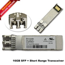 Brocade 16Gb-SW FC MMF 850nm LC Duplex 100m SFP Transceiver 57-0000088-01