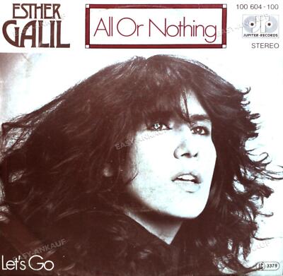 Esther Galil - All Or Nothing / Let's Go 7'' (VG/VG) .