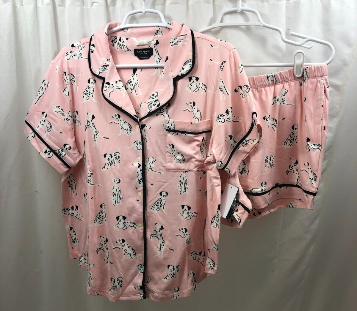 Women's Kate Spade Pajamas Large Dalmation NWT - Main Image