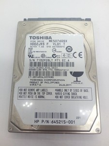 TOSHIBA**MK5076GSX** 500GB*** SATA HDD Notebook 2,5'' ZOLL#NFP1984