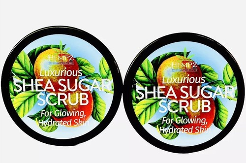 2 Pack Hempz Luxurious Shea Sugar Scrub Triple Moisture Fresh Citrus 7.3 oz each - Picture 3 of 6