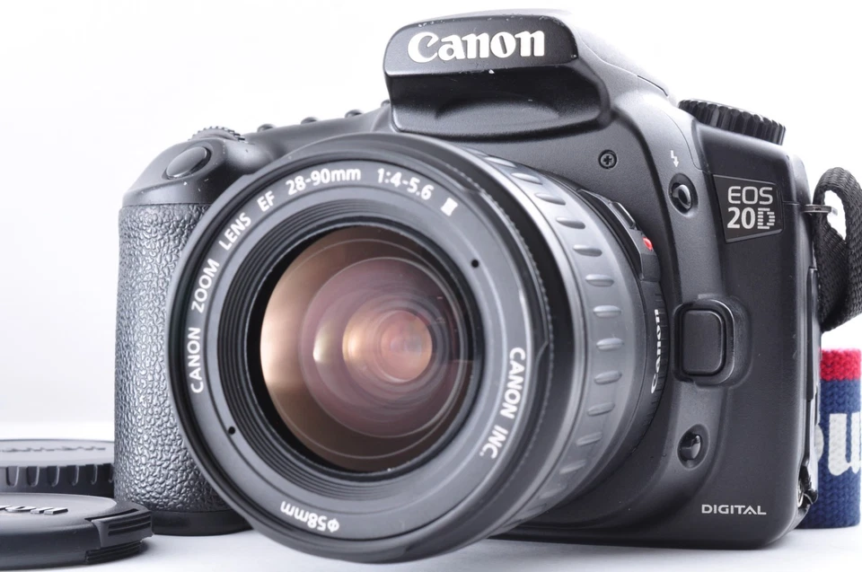 Canon EOS 20D 8.2MP Digital SLR Camera EF 28-90mm F/4-5.6 Ⅲ Near Mint From Japan - Image 2 of 4