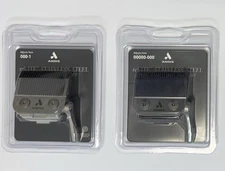 Andis ReVITE Stainless Steel Clipper Blades, 00000-000, and 000-1 (86010,86015)