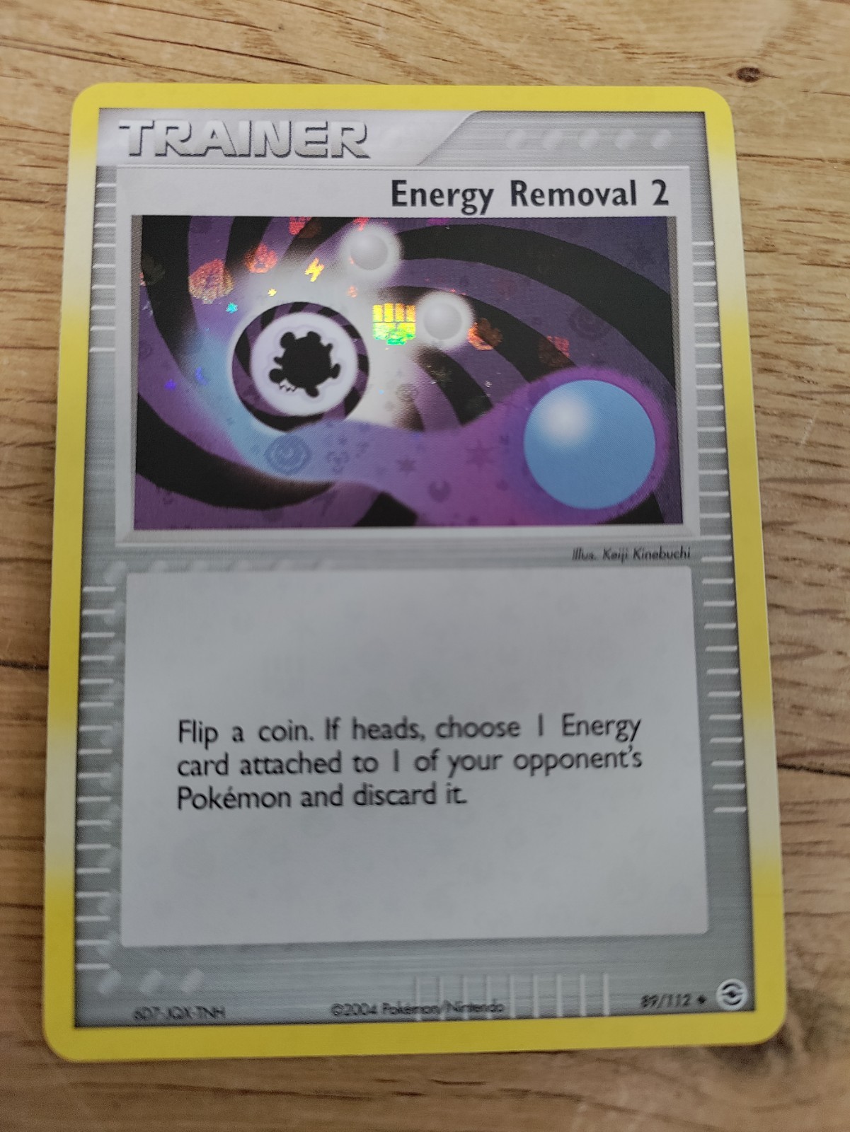 Pokemon Card Energy Removal 2 89/112 FireRed LeafGreen Trainer Holo Rare L/P