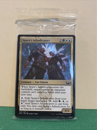 2022 Magic the Gathering Sparas Adjudicators Sealed Prerelease MTG Pack