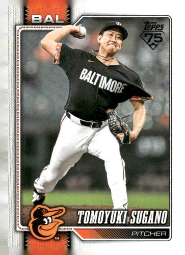 2026 Topps #185 Tomoyuki Sugano | Baseball Card
