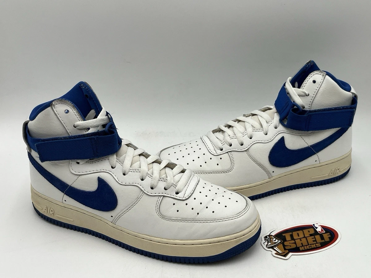 Nike Air Force 1 OG High White Royal Blue for Sale | Authenticity