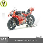 1/12 Kiloworks Pramac Ducati GP24 2024 British MOTOGP Diecast Motorcycle Model