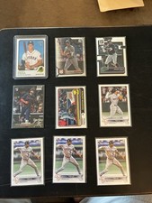 Topps Bowman Jeremy Pena 9 Card Lot with Rookies RC Astros Baseball