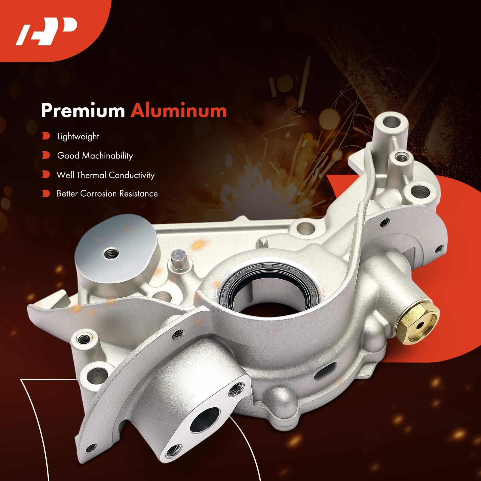 A-Premium Engine Oil Pump with Gasket for Dodge Grand Caravan Chrysler Plymouth