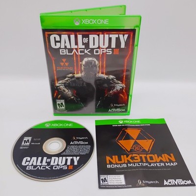 Call of Duty Black Ops III 3 (Xbox One, 2015) w/ Nuketown Add-On, TESTED 