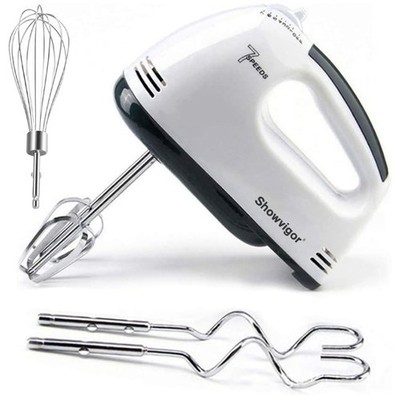 Electric Hand Mixer 7 Speed 180W with Turbo Boost & Eject Button, 5 Accessories