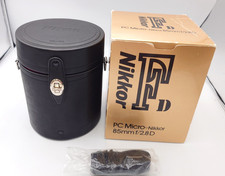 [COMO NUEVO en Caja] Nikon PC Micro Nikkor 85 mm f/2,8 D Lente de Cambio de Inclinación con Estuche, Correa