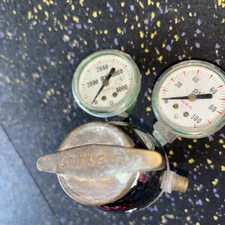 Uniweld Dual Gauge Compressed Nitrogen ? Gas Regulator RO 4000 100 psi Untested