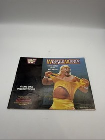 WWF Wrestlemania Nintendo NES Manuale Istruzioni SOLO Libretto