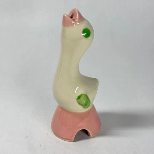 Vintage Shawnee Pottery Ceramic Pie Bird Pie Vent Light Pink Pillsbury Premium