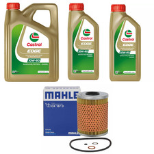 BMW M3 Z3  3.2 E36 E46 Z4 E86 MAHLE OIL FILTER 6 LITRES CASTROL EDGE 10W60 OIL
