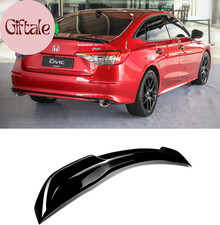 Gloss Black SI Style Rear Trunk Spoiler Wing for Honda Civic 2022-2026