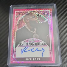 Leaf 2024 Pop Century Rick Ross Autograph 1/1 Hard Signed Music Card BA-RR2