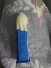 PEZ Ghost Candy Dispenser White Head Blue Stem Made in Hungary — photo 3
