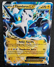 Pokemon TCG Thundurus EX Holo Black Star Promo English 2013 Lightly Played BW81