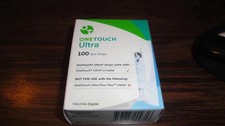 One Touch Ultra Blue Blood Glucose Test Strips - 100 Count 22895 EX.10-31-2026