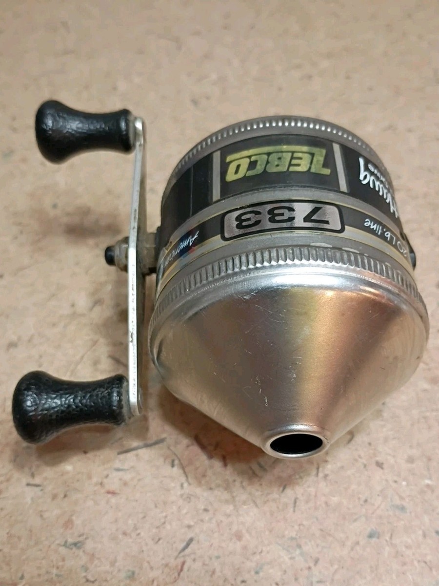 Vintage Zebco 733 The Hawg Direct Drive Spincast reel Made in USA