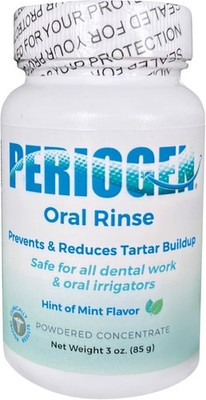 Periogen Oral Rinse Mint Powdered Concentrate 3oz Tartar Reducing Mouthwash