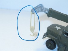 SOLIDO, Haken Plastic Gelb LKW Kaiser Jeep / Militärkran Richier (R88)