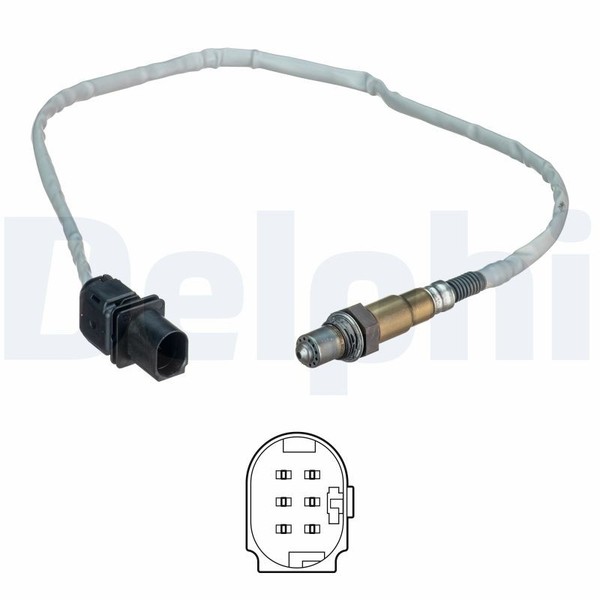 Delphi Lambdasonde Regelsonde Passend FüR VW Passat Alltrack 2.0 TDI 1.9-image