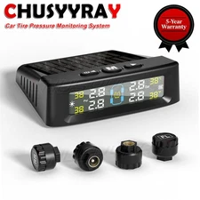 Tire Pressure Monitoring System Kit TPMS Tire Pressure Monitor w/ 4 TPMS Sensors