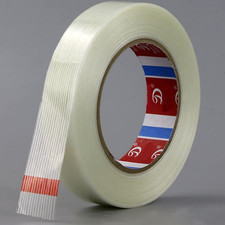 KAIY Strapping Tape Heavy Duty Fiberglass Tape Filament Packing 3/4 Inch X 60