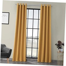Grommet Room Darkening Curtains for Bedroom 50"W x 96"L Pack of 1 Marigold