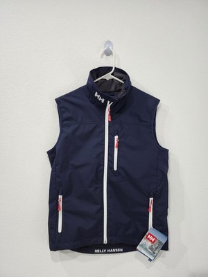 Helly Hansen Tech Crew Sailing Vest Navy Gilet Regular Fit Men's Size Small NWT 