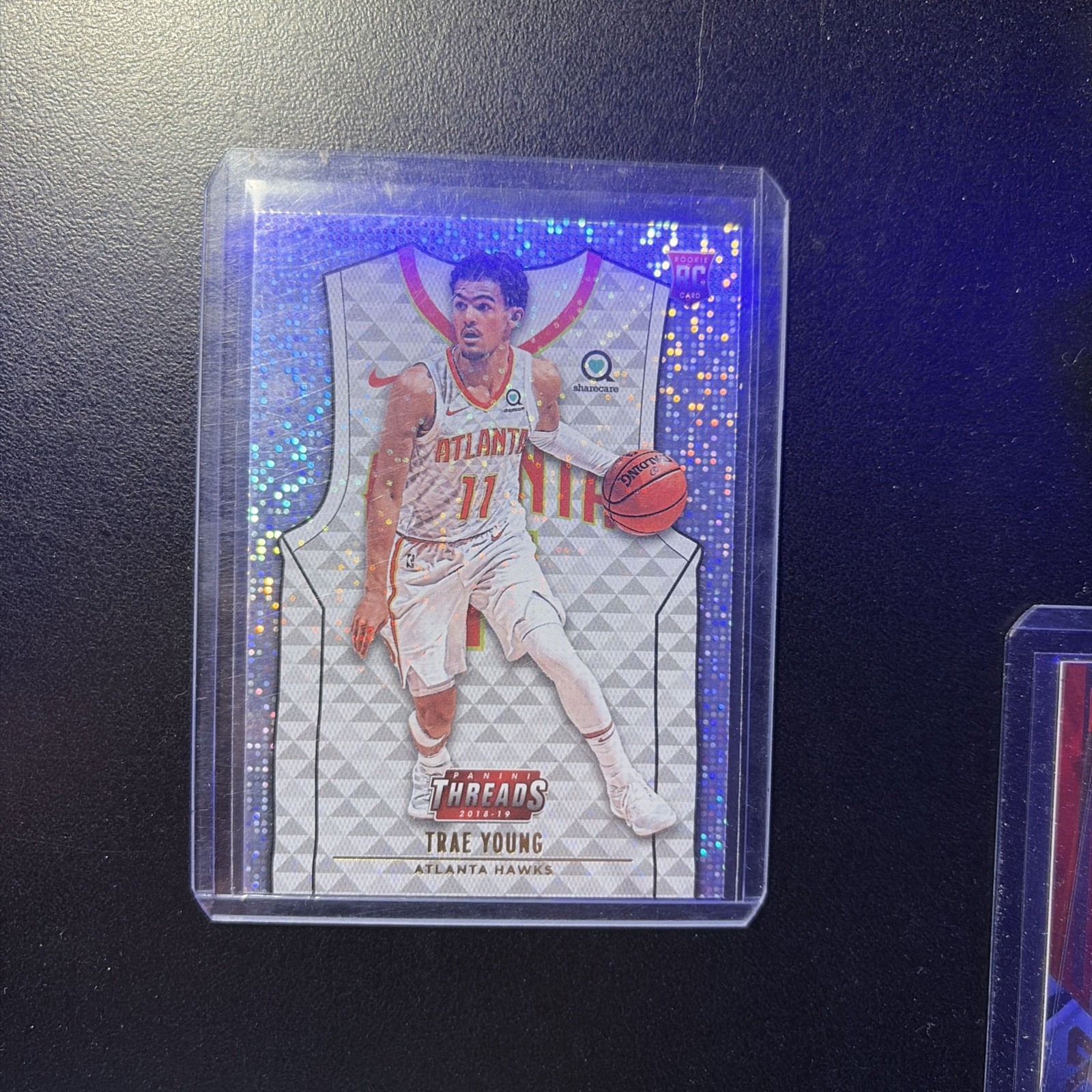 2018-19 Panini Threads Rookies Association Dazzle Trae Young #103 Rookie RC