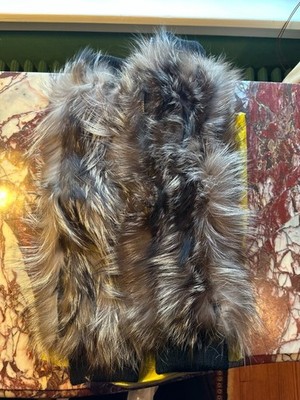 Mackage - real silver fox fur leg warmers/boot cuffs