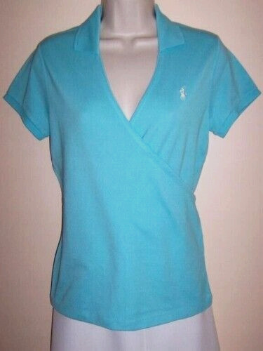 RALPH LAUREN SPORT BLOUSE CROSSOVER SIZE-M