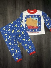 Vintage Winnie The Pooh Pajamas Youth Kids Y2K Pjs Full set