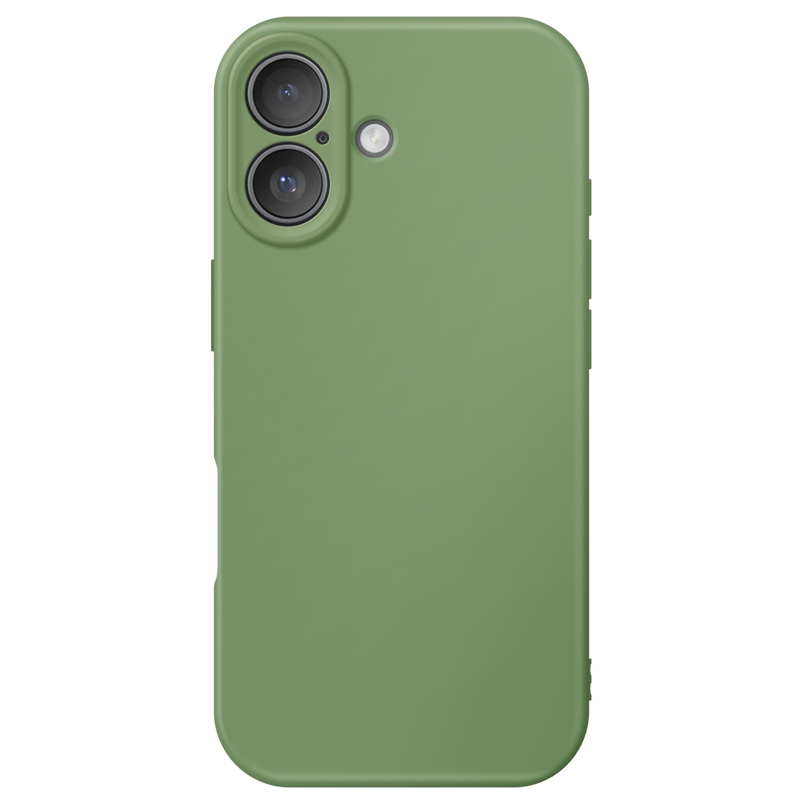 Coque iPhone 17 silicone adhérente anti-glisse Avizar vert pâle
