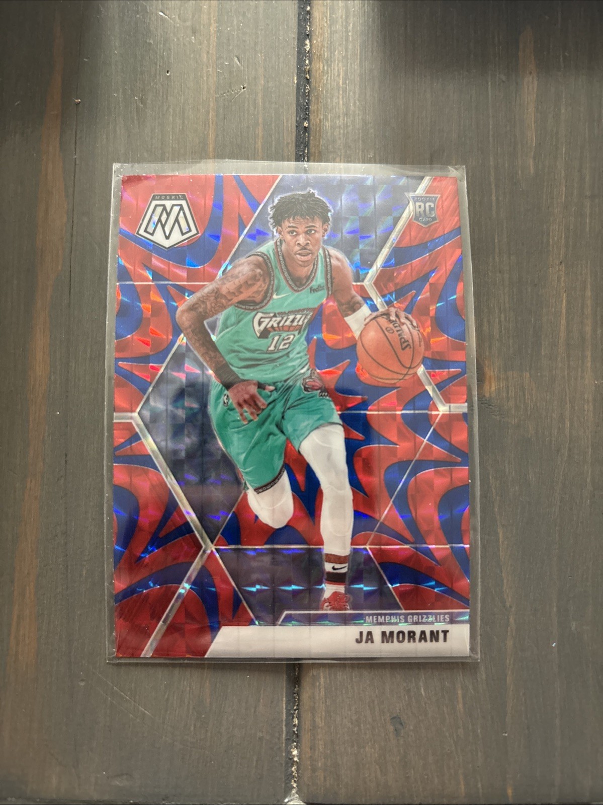 2019-20 Panini Mosaic - Rookies Ja Morant #219 Reactive Blue Prizm (RC)
